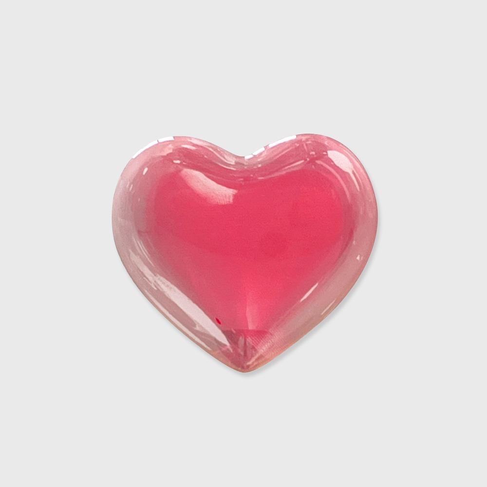 [에폭시톡] pink clear heart