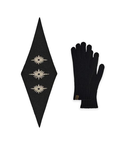 FIRE WORK SCARF & GLOVES [SET]