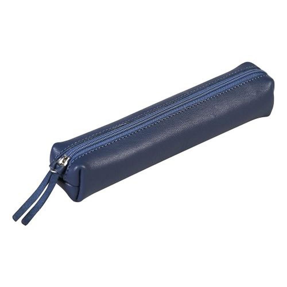 [클레르퐁텐] AGE BAG 천연 가죽 필통 펜케이스 19.5x2.5x4cm Dark blue