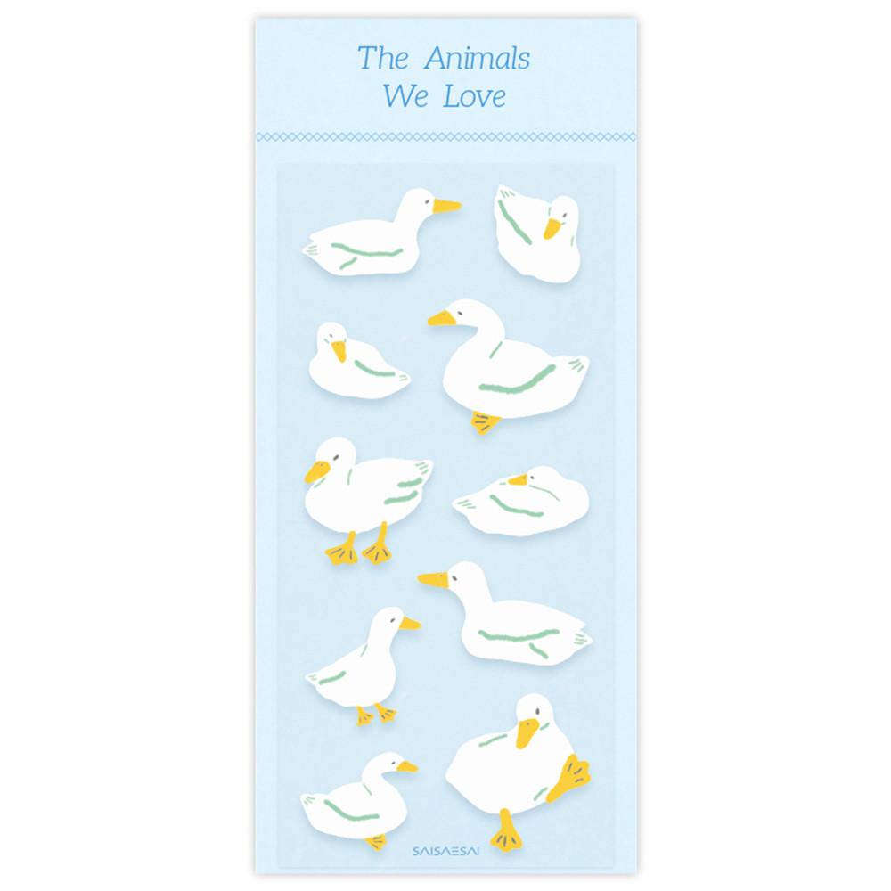[사이새사이] 오리 (TAWL) 스티커