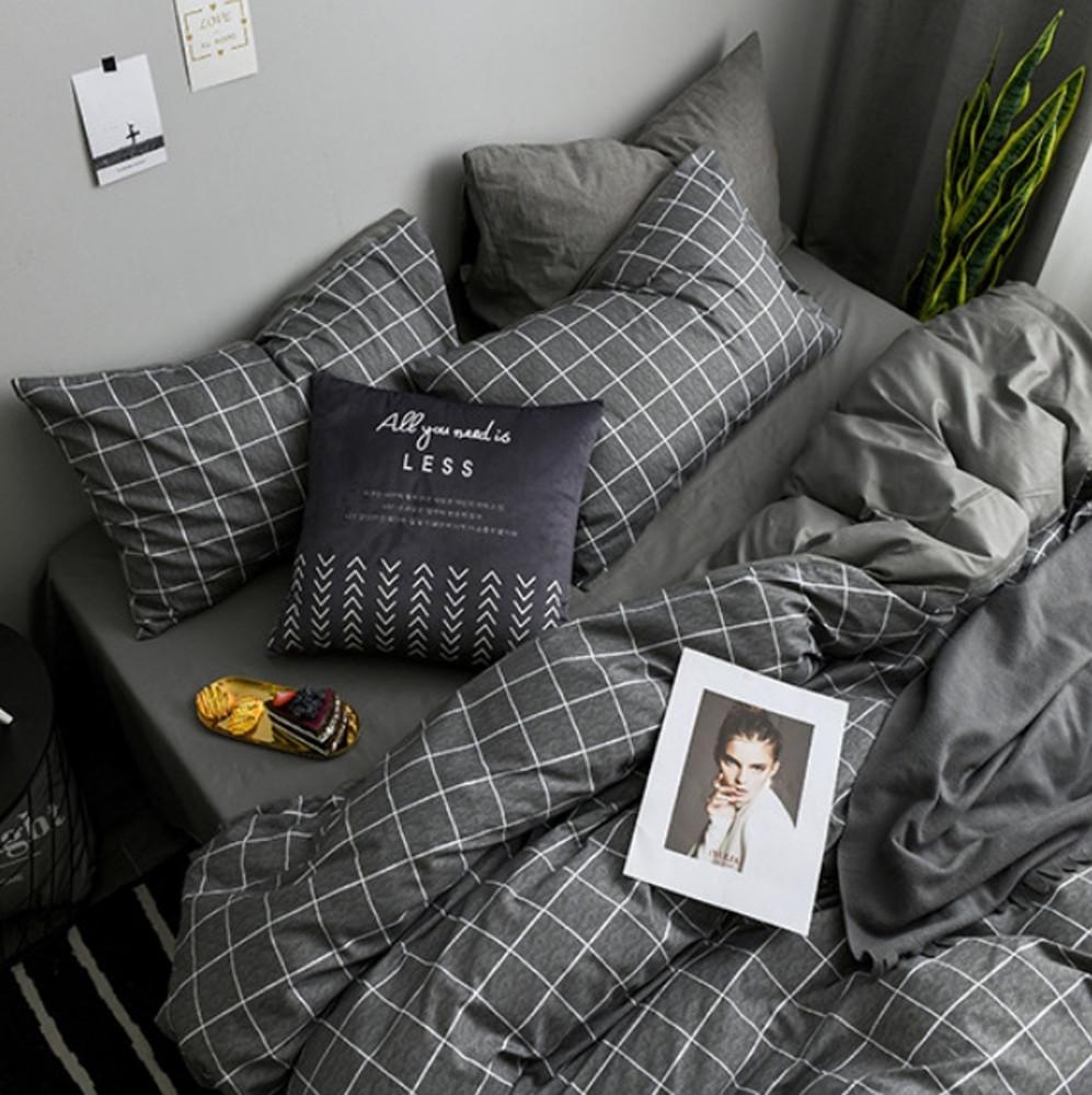 멜로가 체질 협찬상품 겨울 이불세트 모노체크 S싱글 침구커버세트(40수)