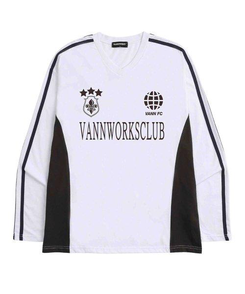 스포티 블록코어 롱 슬리브 VER.1 (VLS0011) 화이트/차콜