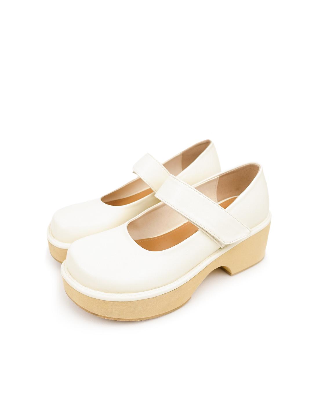 mary jane chunky heel