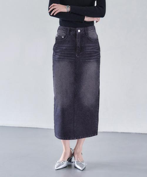 Signature Long Skirt DCSK003BlackPink