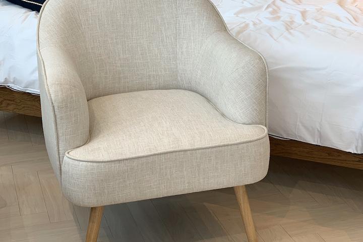 마리 패브릭 1인용 소파 암체어 베이직