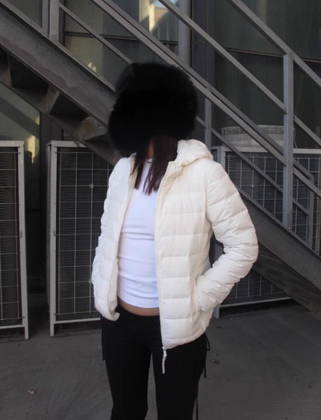 더에펠 티크 후드 경량 방수 오리털패딩 (2color)