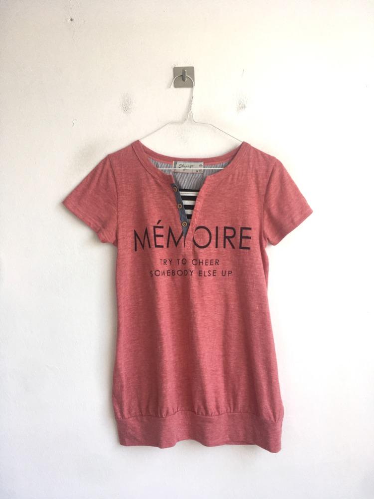 jpn vintage nerd stripe layered t shirt