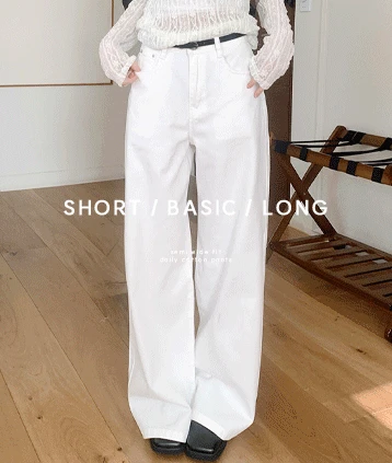 [봄신상 5%💞] 시그널데님pt (숏/베이직/롱✨6컬러,세미와이드핏,하비추천)