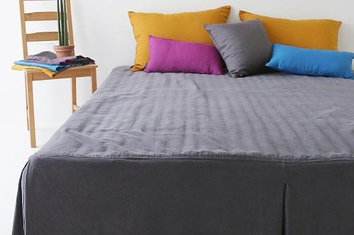 모던 그레이 베드스커트- 4size