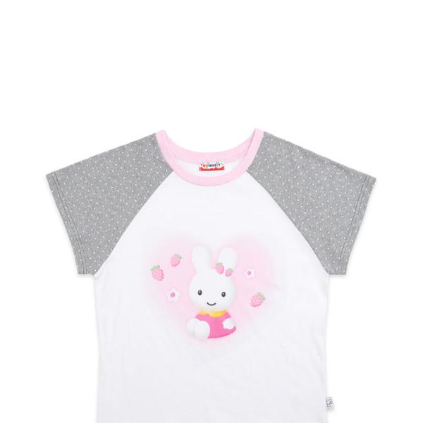 [X YOUNGART] Strawberry Seed Dot KIDDY Raglan T-Shirt ★ 7.4 Fri 6PM (KST) RELEASE!