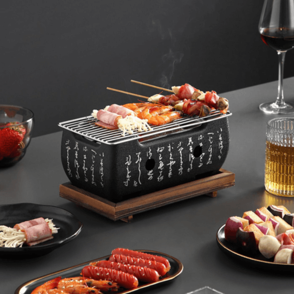 캠핑용 가정용 미리 화로 1인 소형 숯불 그릴 구이