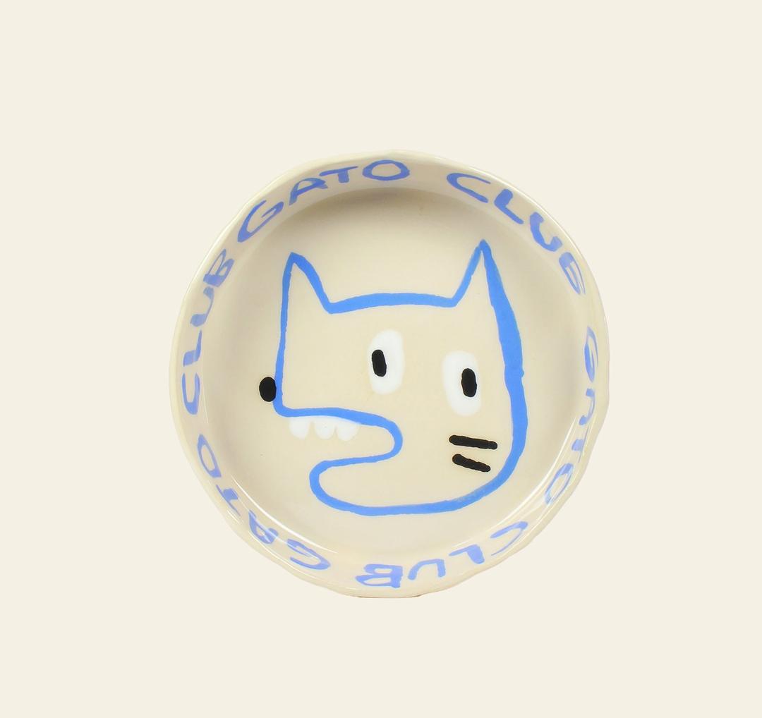 Wobbly Studio Gato Club Ti Chat Bowl