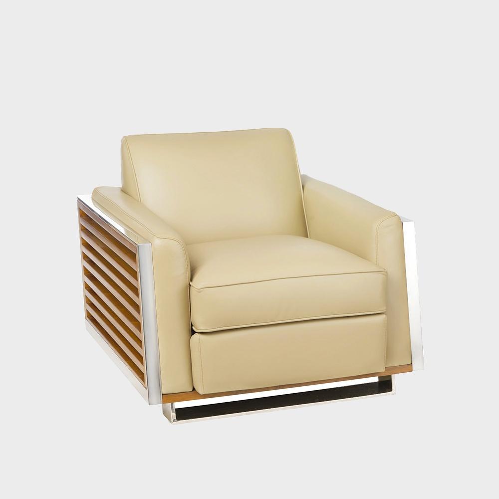 [de Bejarry] 프랑스 드비저리 나폴리 가죽 1인소파 클럽체어