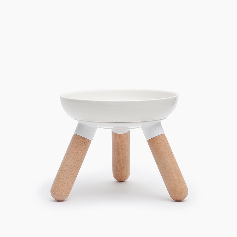 인히어런트 오레오세라믹 강아지 고양이수반 밥그릇 비치우드