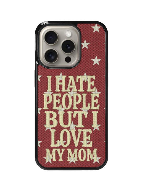 LSC STAR TEXT RED MAGSAFE EPOXY BUMPER CASE