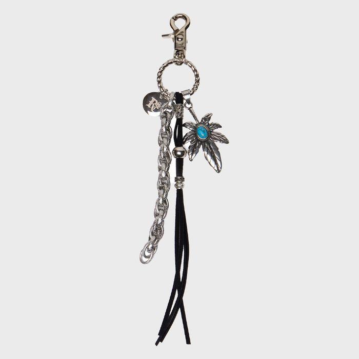 NATIVE AMERICANS KEYRING - BLACK