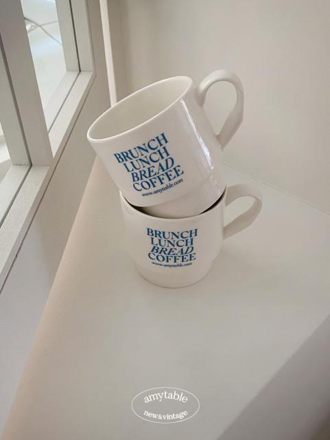 (에이미테이블) 브런치 커피 머그잔