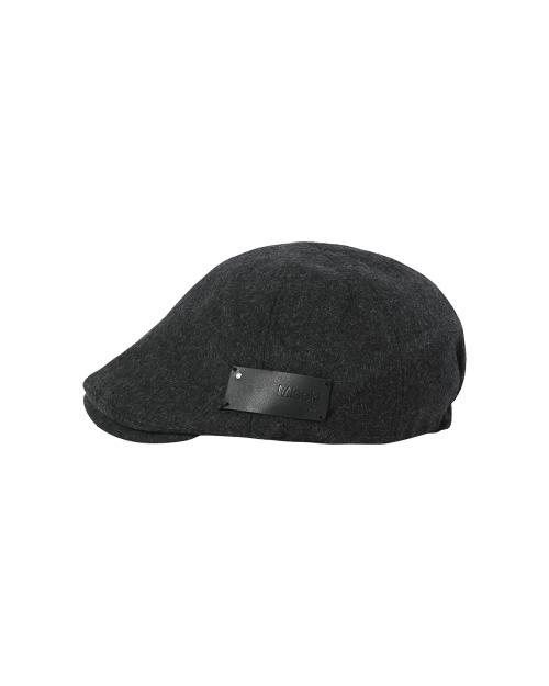 Patch wool hunting cap CHARCOAL