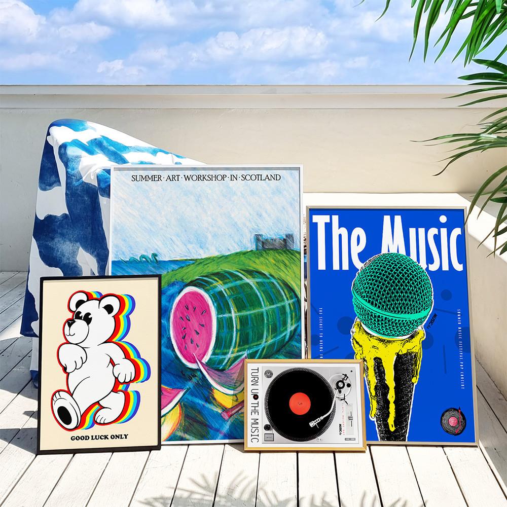 썸머 페스티벌 여름 그림액자 50종