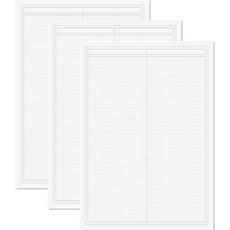 메이킷 모노 그리드 노트패드 B5 50p  화이트, 3개