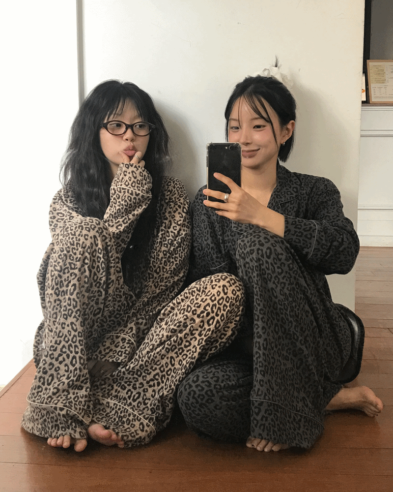 노어슨 LEOPARD PAJAMA SET