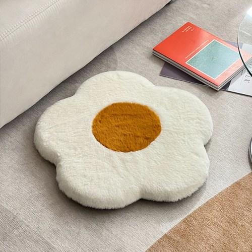 극세사 꽃 메모리폼 방석 반려동물 쿠션 의자 등쿠션