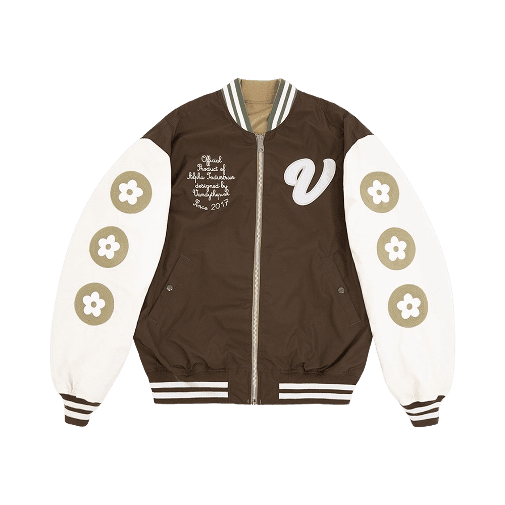 반디 더 핑크 x 알파 인더스트리 봄버 재킷 리드 그레이