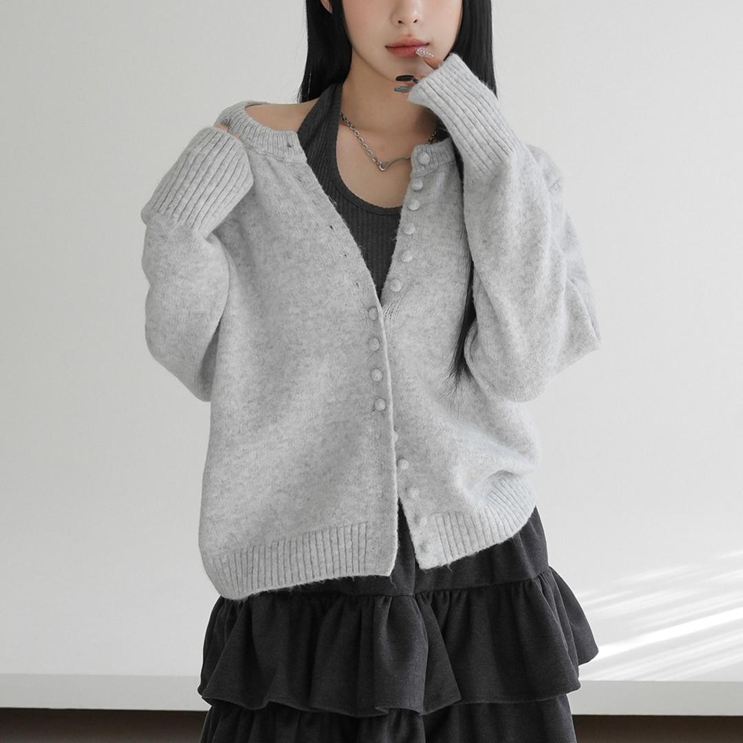 제논 울 니트가디건