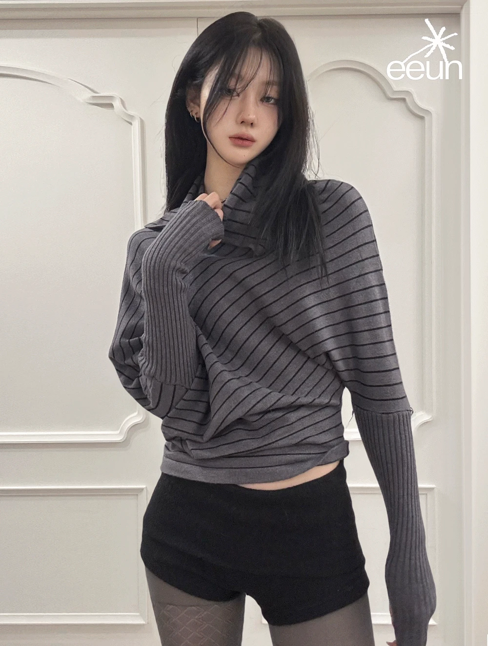 스팅레이 스트라이프 니트