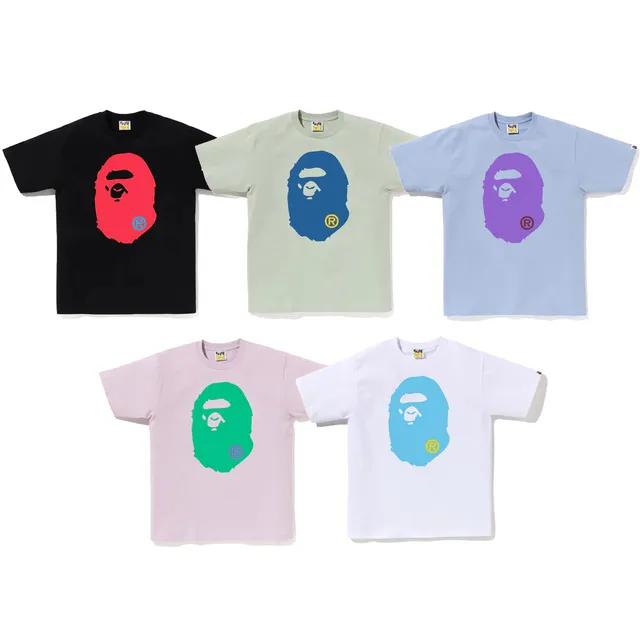 [깜짝 6% 쿠폰]베이프 컬러즈 빅 에이프 헤드 반팔티 5컬러 1J30-110-017