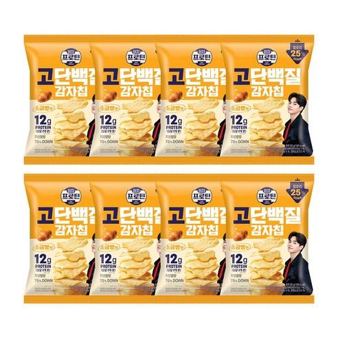 이지프로틴 고단백질 감자칩 소금빵맛 프로틴칩, 50g, 8개 - 스낵/시리얼 | 쿠팡