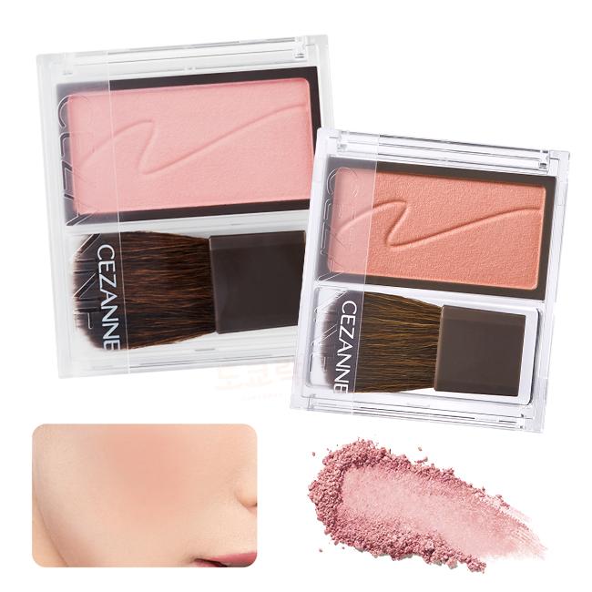 세잔느 치크 브러쉬 2.2g 혈색 블러셔 5컬러