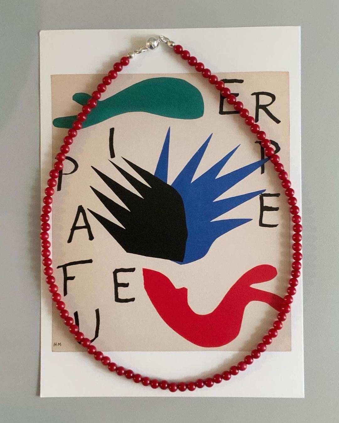 Coral necklace / 코랄 네크리스