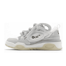 Ocai 001 RETRO 미끄럼 방지 내마모 경량 로퍼 남녀 동형 빈티지 화이트