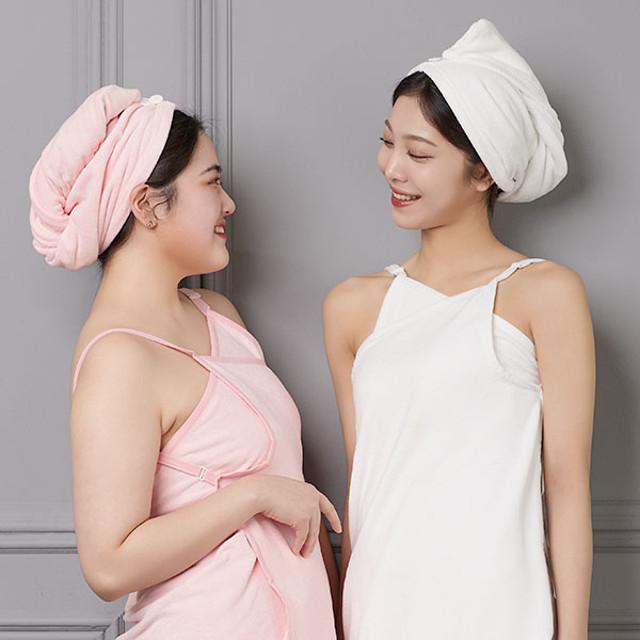 우아쥬르 3초 드라이 샤워가운 잠옷 비치 골프 빅사이즈