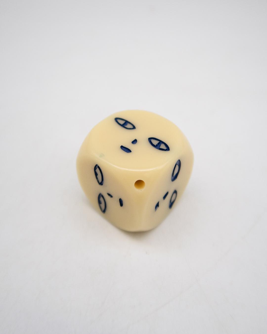 [B GRADE] FACE DICE KEYRING