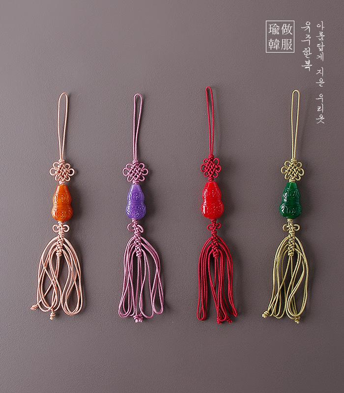 천연옥조롱박노리개