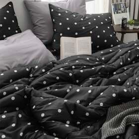 이불베개 차렵 이불 퀸사이즈 블랙색상 침대용 베개솜 별매