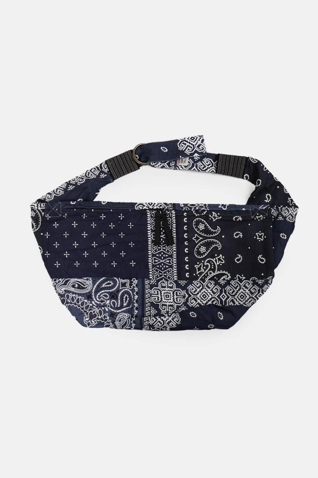 (25SS) GAUZE BANDANA BEACH SNUFKIN BAG PURPLE/NAVY