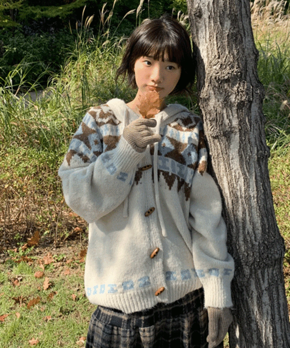 치노 떡볶이 가디건