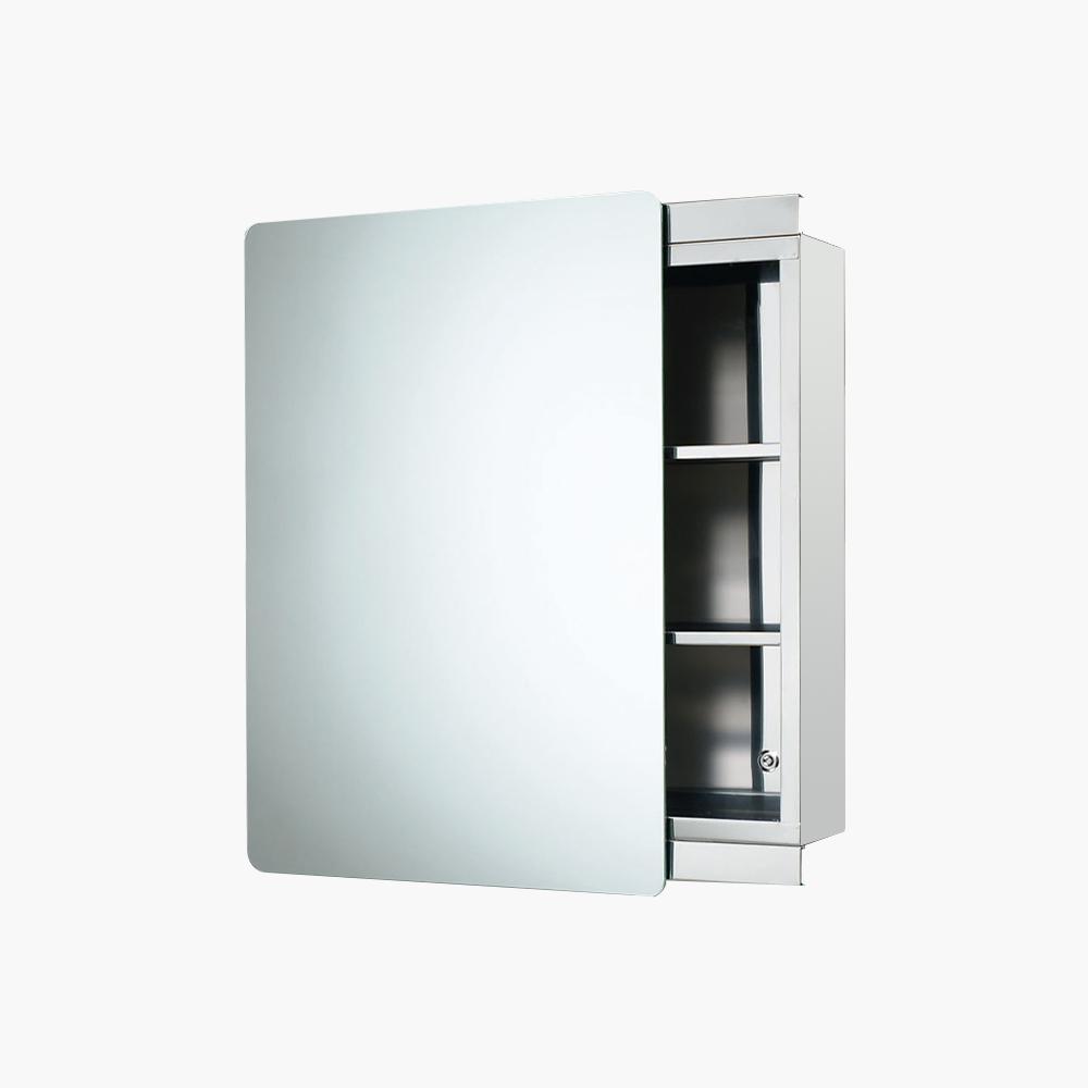 코라 슬라이딩 미러 스테인리스 캐비닛 44x66cm