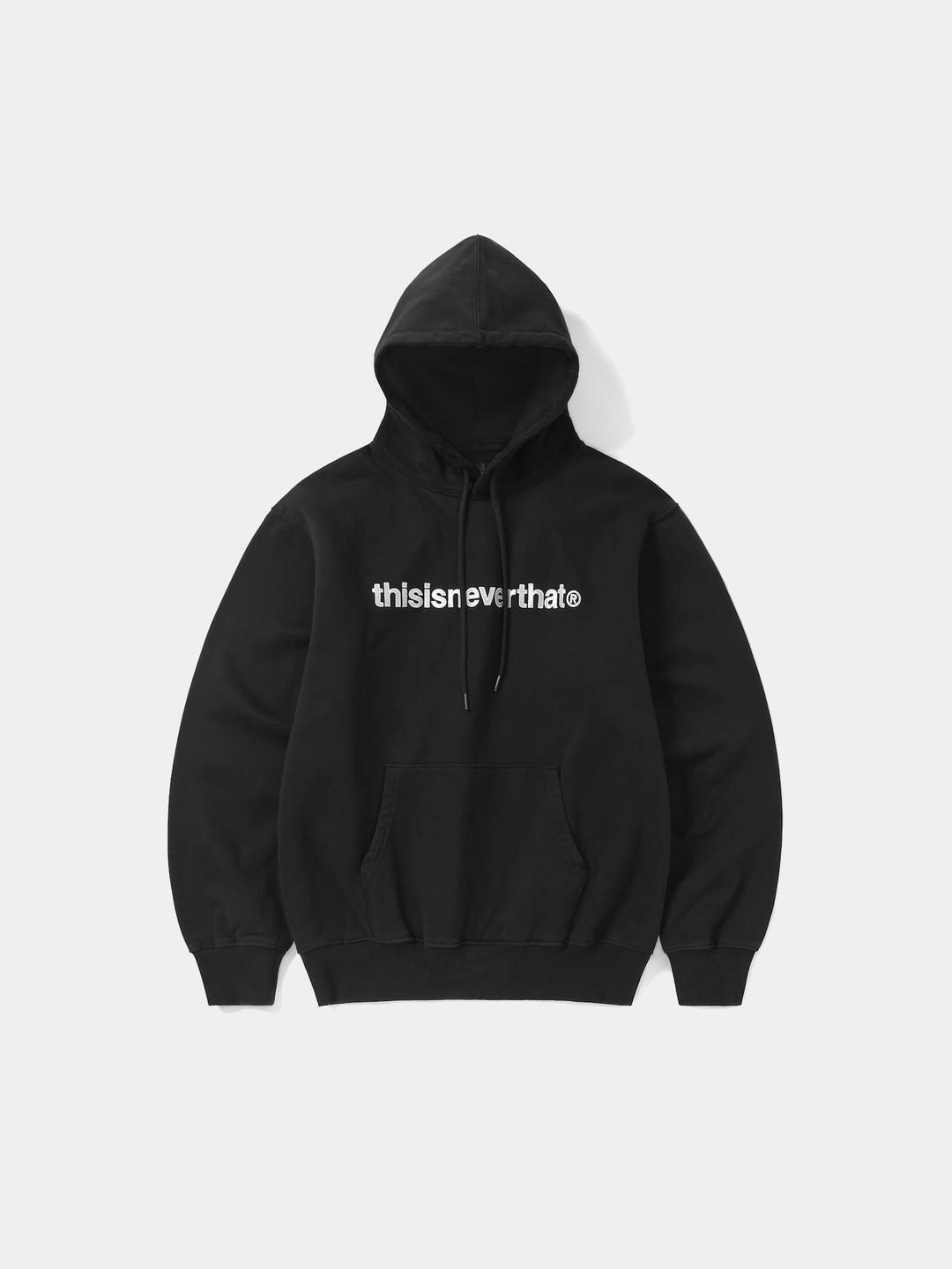 디스이즈네버댓 T-LOGO HOODIE-BLACK