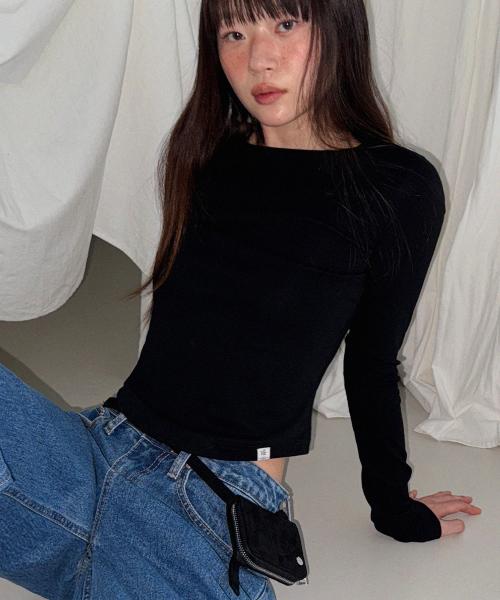 스틸 베이직 긴팔 티셔츠(라운드넥ver.)