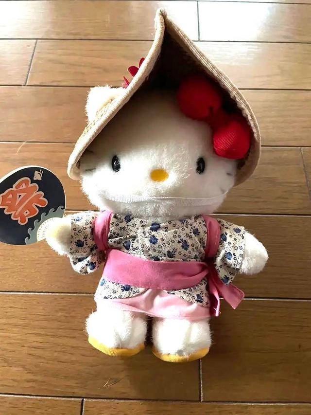茨城限定 ご当地 ハローキティ 水戸黄門 ぬいぐるみ 2体セット 헬로키티 【茨城空港限定】ご当地ぬいぐるみ キティー水戸黄門