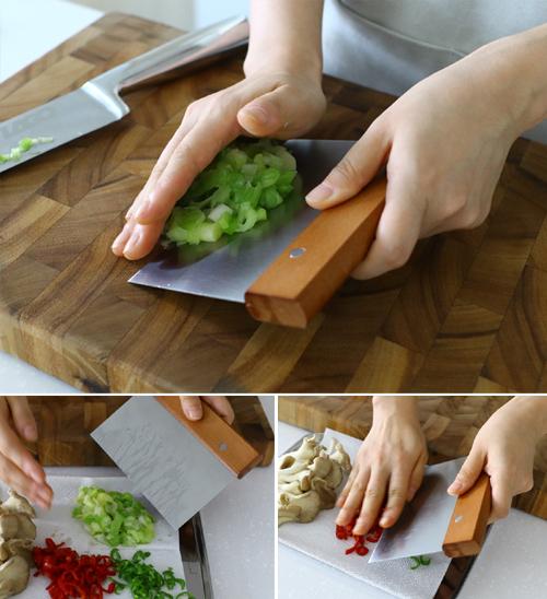 우든 손잡이 스크래퍼 뒤집개