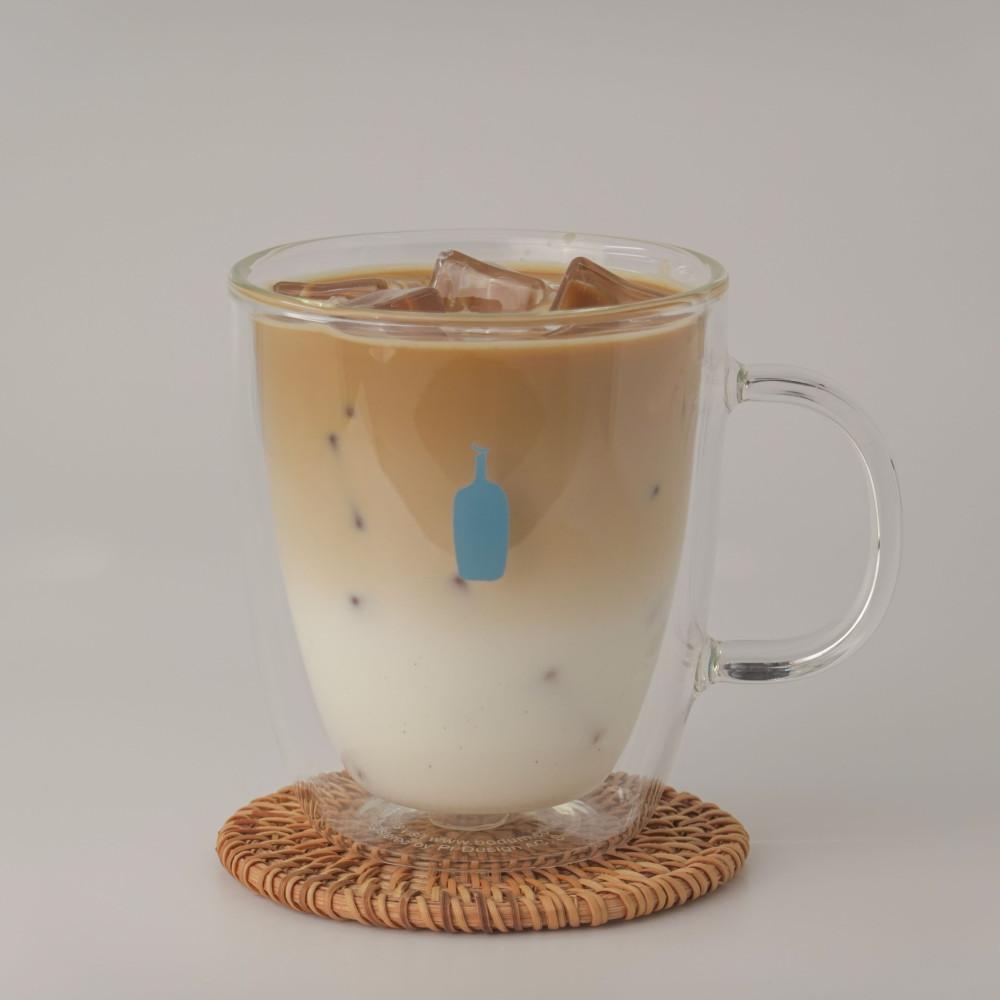 [쇼핑백포함] 블루보틀더블월 블루보틀유리컵 머그컵 글라스 머그잔 투명