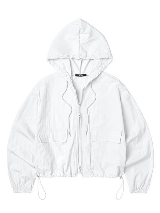 여성 후드포켓 윈드브레이커 (IVORY) (HA4UJ1A-22)