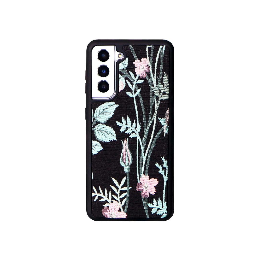TEXTILE PHONE CASE [PINK MINT]