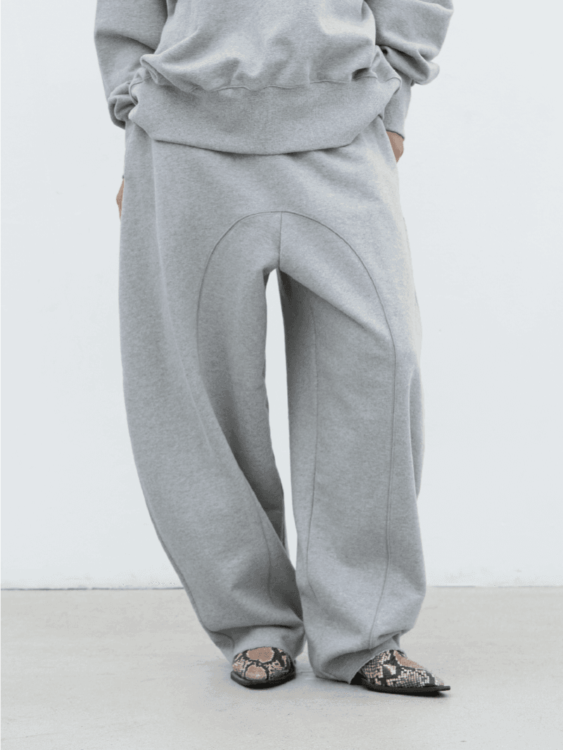 Round shape jogger pants (3colors)