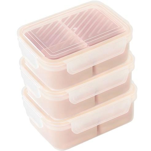 이지앤프리 나눔쉐어 밀프랩 용기 3칸, 915ml, 3개 - 밀폐용기/세트 | 쿠팡